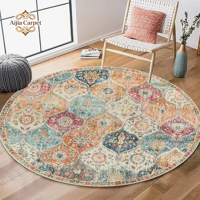 Modern Round Area Rug
